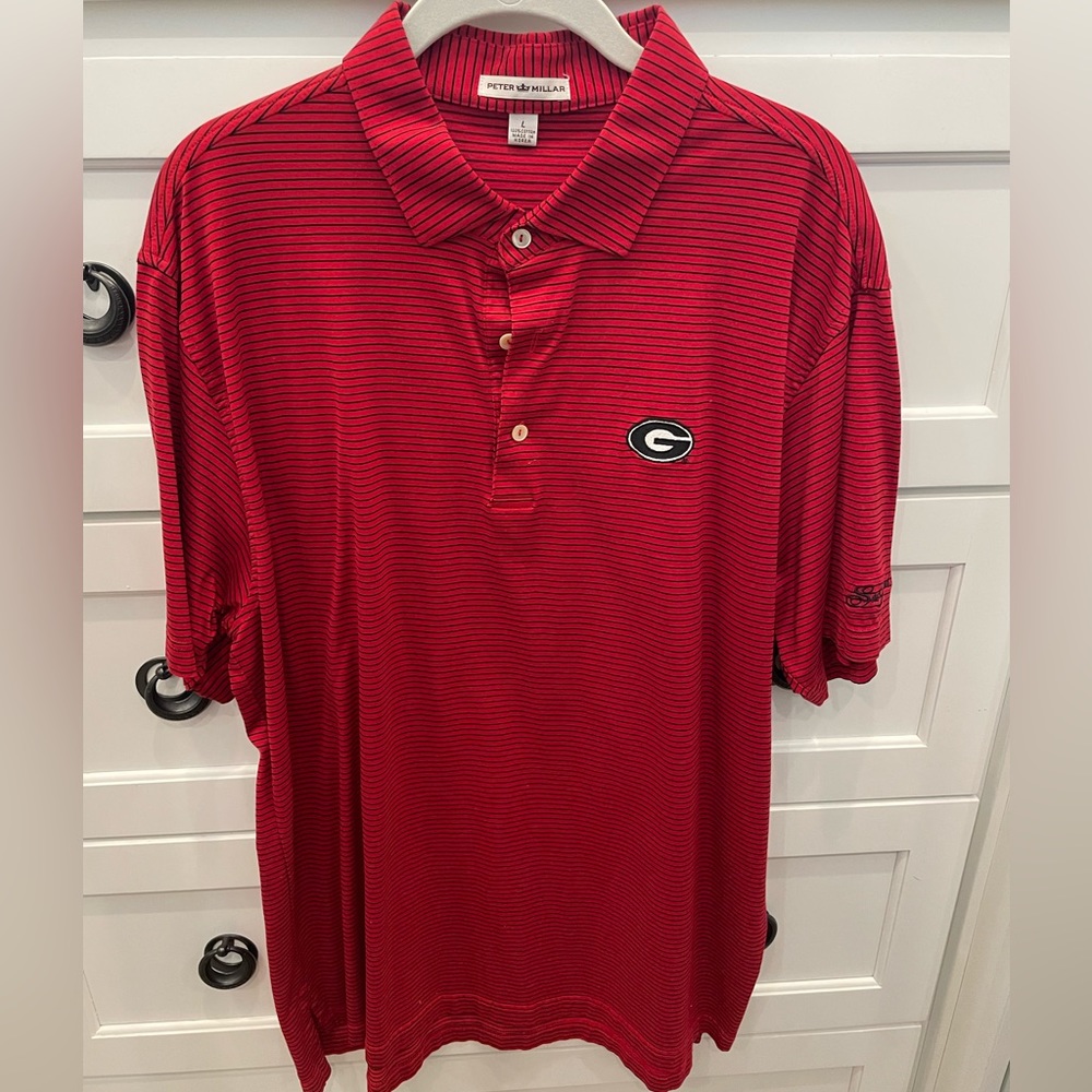 UGA Peter Millar Golf Polo
